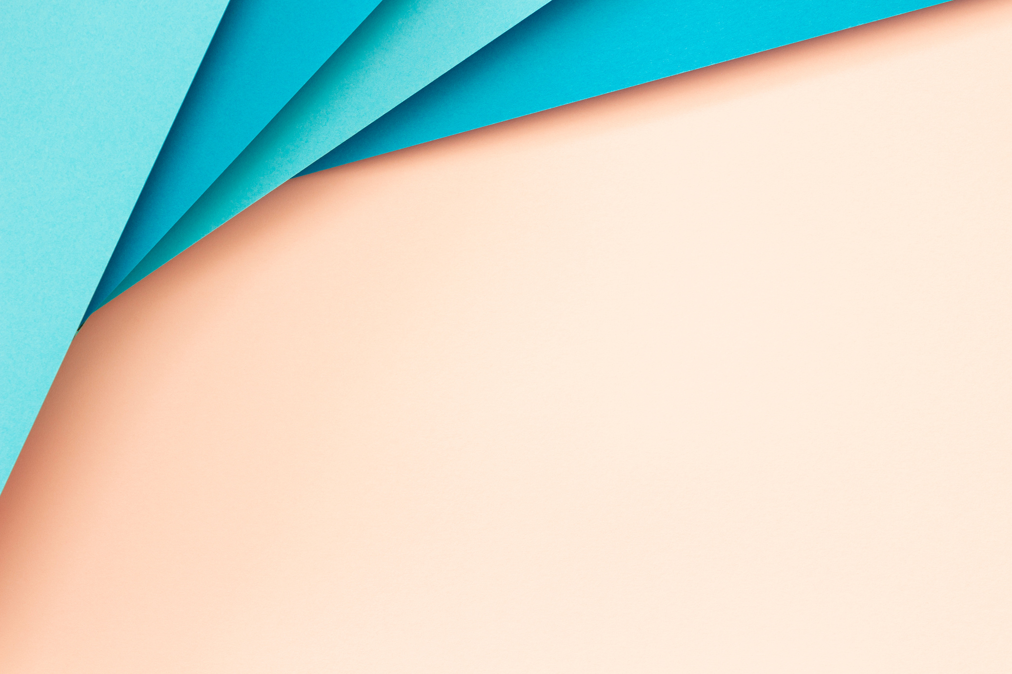 Abstract Color Papers Geometry Flat Lay Composition Background with Blue and Light Pink Color Lines and Shapes. Top View