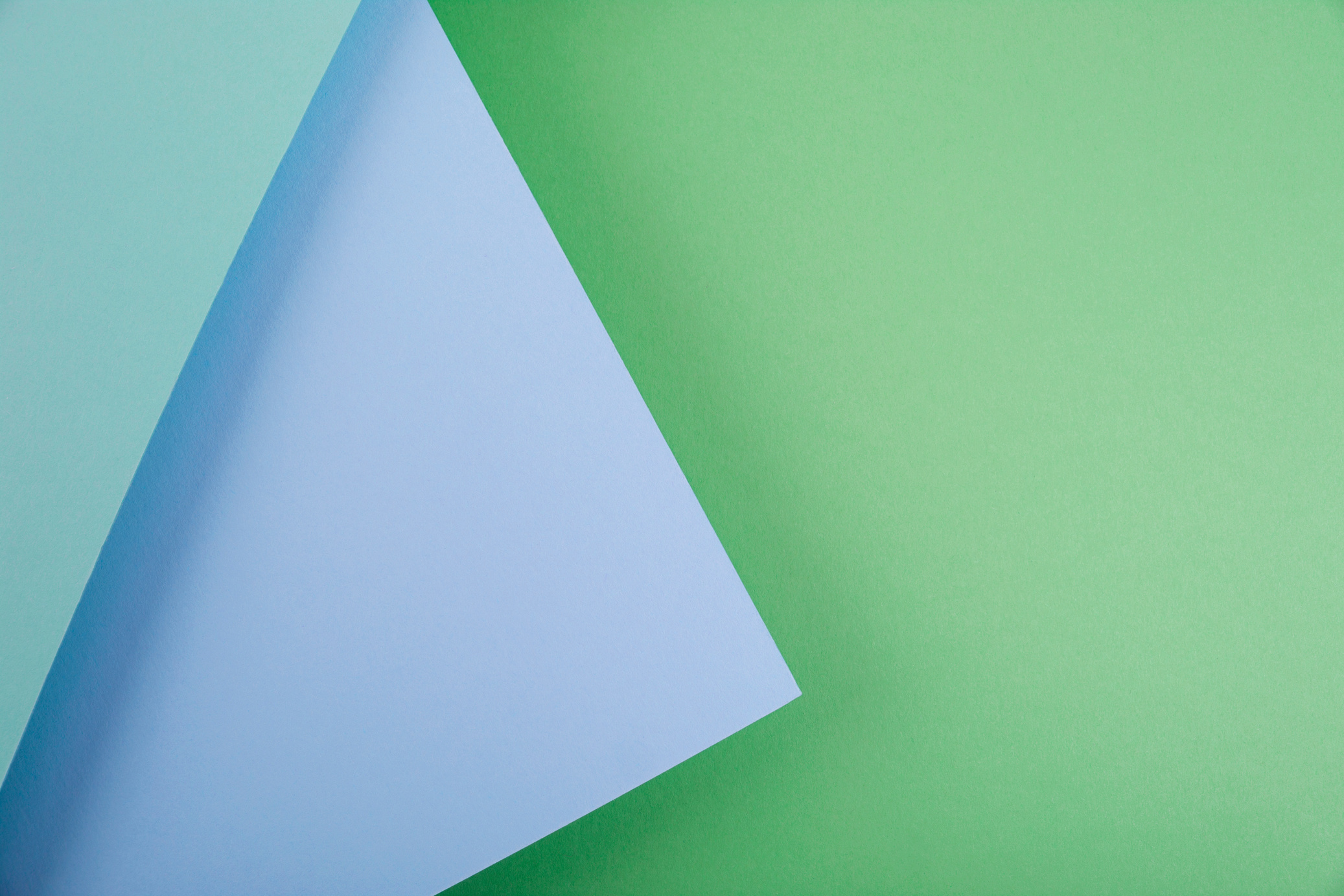 Green and Blue Paper Background